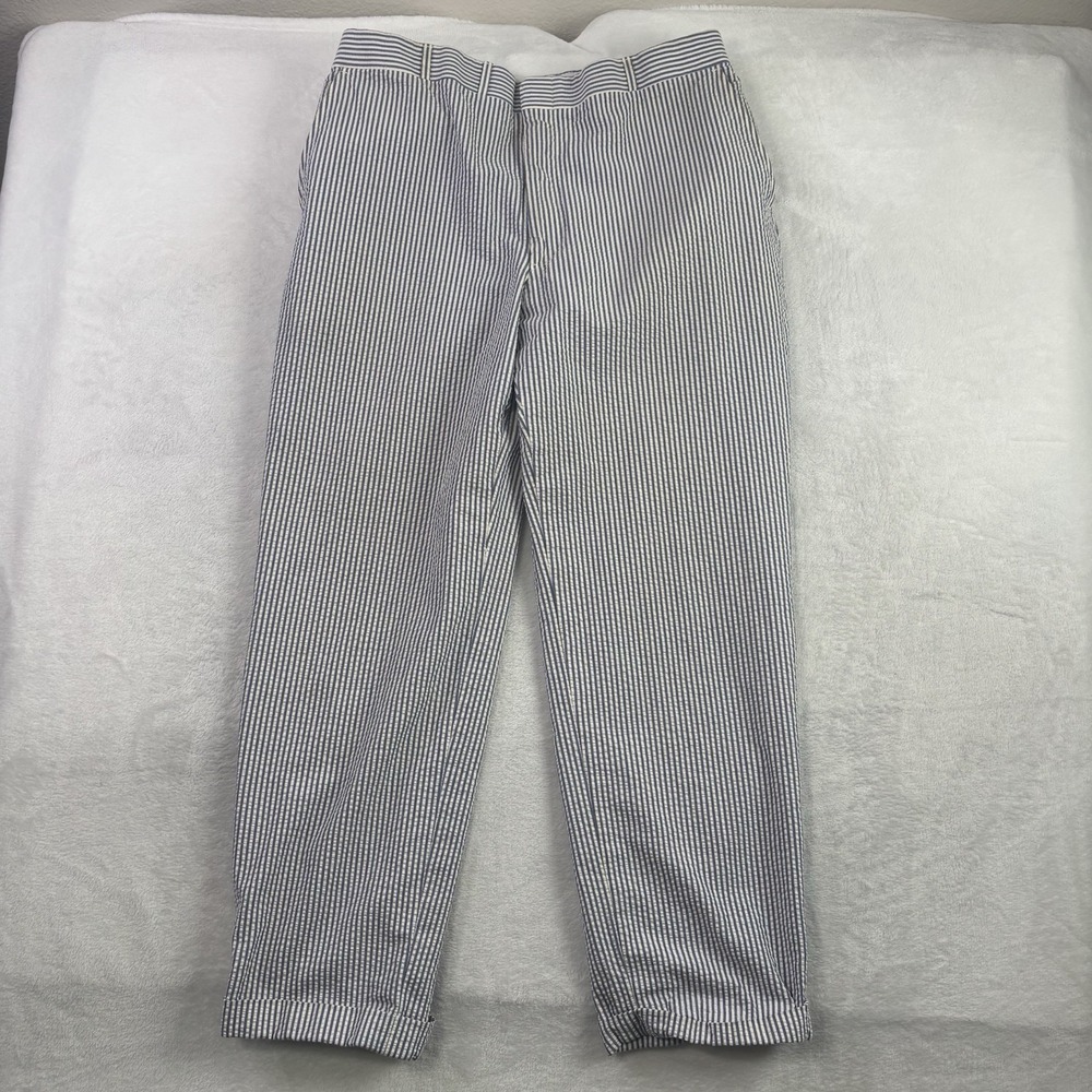 The Andover Shop San Marino Striped Slacks Pants Men's 34" Waist x 28" L